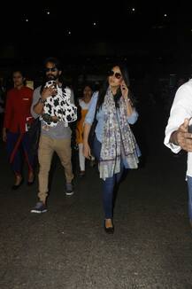 ਧੀ ਮੀਸ਼ਾ ਨਾਲ ਮੁੰਬਈ ਪਰਤੇ ਸ਼ਾਹਿਦ ਮੀਰਾ