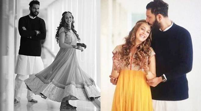 ਵਿਆਹ ਮੌਕੇ ਯੁਵਰਾਜ ਸਿੰਘ ਨੇ ਗੂੜ੍ਹੇ ਨਾਭੀ ਰੰਗ ਦੀ ਸ਼ੇਰਵਾਨੀ ਪਾਈ ਹੋਈ ਸੀ ਜਦਕਿ ਹੇਜ਼ਲ ਕੀਚ ਨੇ ਉਸੇ ਰੰਗ ਦਾ ਲਹਿੰਗਾ ਪਾਇਆ ਸੀ। ਯੁਵੀ ਦੇ ਵਿਆਹ 'ਤੇ ਸਿਰਫ ਖਾਸ ਅਤੇ ਨਜਦੀਕੀ ਰਿਸ਼ਤੇਦਾਰ ਅਤੇ ਦੋਸਤ ਮੌਜੂਦ ਸਨ। 