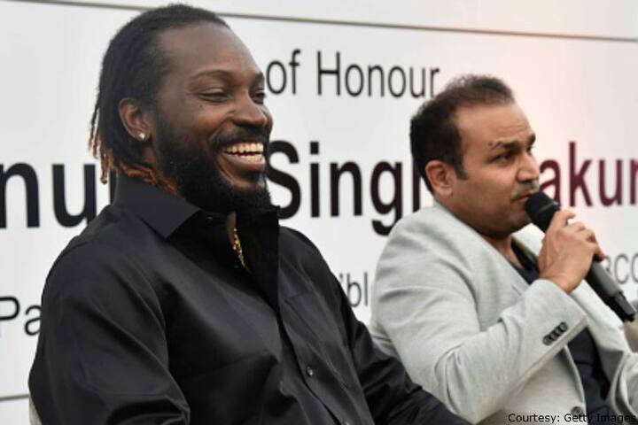 ਕ੍ਰਿਸ ਗੇਲ ਦਾ ਟਵੀਟ - Chris Gayle Verified account ‏@henrygayle Chris Gayle Retweeted Virender Sehwag I will tell you later. Thanks ???? 