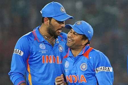  sachin tendulkar ‏@sachin_rt 22h22 hours ago What an amazing partnership between a superstar and a rockstar!! We enjoyed the show :) @YUVSTRONG12 @msdhoni #INDvENG 