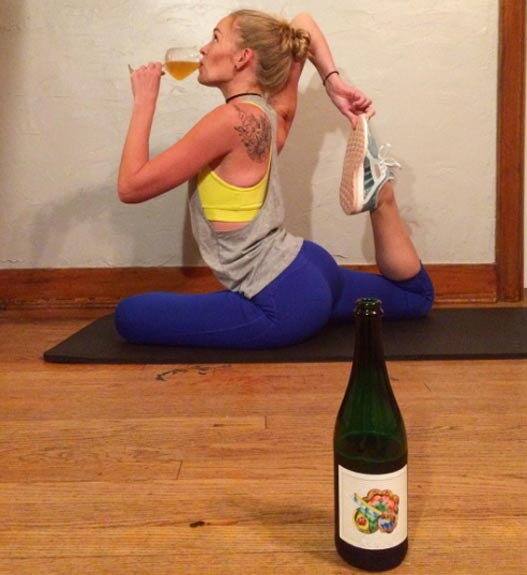 ਬੀਅਰ ਯੋਗ ਦਾ ਇੱਕ ਅੰਦਾਜ਼।