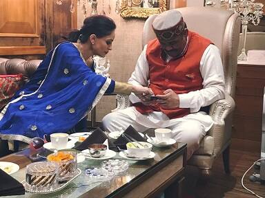 ਪੰਜਾਬ ਬੀਜੇ ਪੀ ਪ੍ਰਧਾਨ ਵਿਜੇ ਸਾਂਪਲਾ ਨਾਲ ਰੂਬੀ ਡੱਲਾ