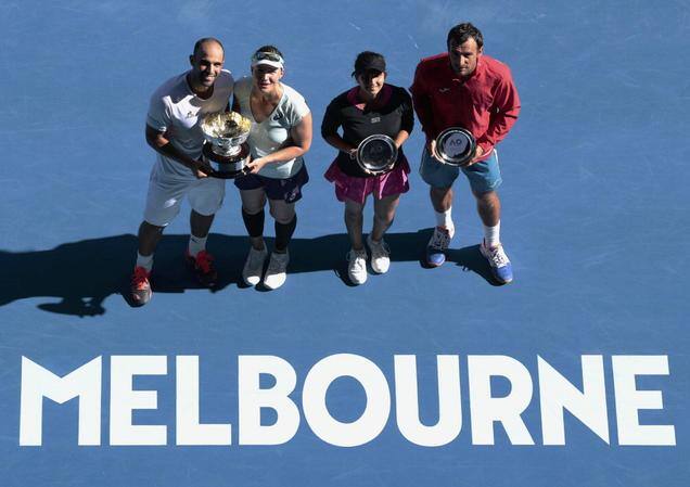 ਪਰ ਇਸ ਵਾਰ ਸਾਨੀਆ ਗਰੈਂਡ ਸਲੈਮ ਖਿਤਾਬ ਆਪਣੇ ਨਾਮ ਕਰਨ 'ਚ ਨਾਕਾਮ ਰਹੀ। 