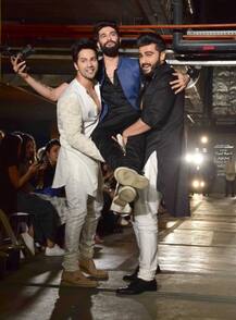 ਅਰਜੁਨ ਅਤੇ ਵਰੁਨ ਨੇ ਕੀਤੀ ਰੈਮਪ \'ਤੇ ਮਸਤੀ