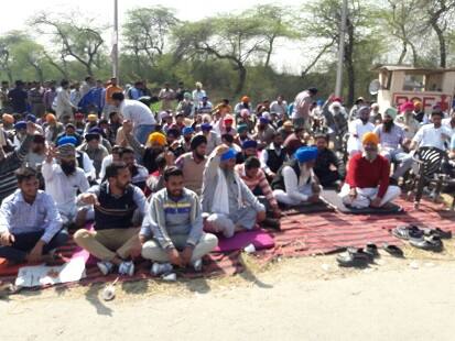 ਹੜਤਾਲ ਉਤੇ ਬੈਠੇ ਡਰਾਈਵਰ 