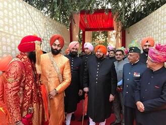  ਇਸ ਵਿਆਹ ਵਿੱਚ ਦੋਵਾਂ ਸ਼ਾਹੀ ਪਰਿਵਾਰਾਂ ਦੇ ਨਾਲ ਨਾਲ ਦੇਸ਼ ਦੇ ਰਾਜੇ ਸ਼ਾਮਲ ਹੋਏ।