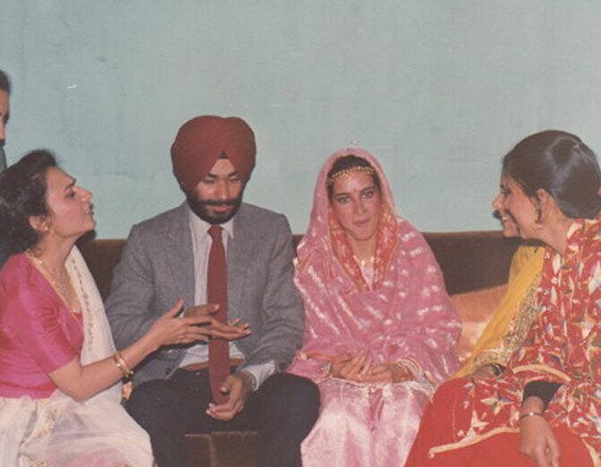 ਸਿੱਧੂ ਜੋੜੇ ਦੇ ਵਿਆਹ ਦੀ ਤਸਵੀਰ।