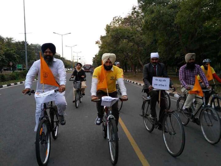 ਸਾਈਕਲ ਰੈਲੀ ਦਾ ਉਦੇਸ਼ ਲੋਕਾਂ ਨੂੰ ਵਾਤਾਵਰਨ ਪ੍ਰਤੀ ਆਪਣਾ ਫਰਜ਼ ਸਮਝਦੇ ਹੋਏ ਕੁਝ ਵਾਅਦੇ ਦ੍ਰਿੜ ਕਰਵਾਉਣਾ ਸੀ, ਇਹ ਚਾਰ ਵਾਅਦੇ ਸਨ: 