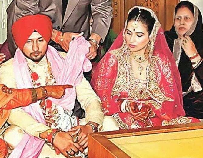 ਹਨੀ ਸਿੰਘ ਆਪਣੀ ਪਤਨੀ ਸ਼ਾਲਿਨੀ ਨਾਲ ।