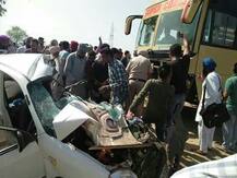 ਔਰਬਿਟ ਬੱਸ ਤੇ ਕਾਰ ਦੀ ਟੱਕਰ, ਕਾਰ ਸਵਾਰ 4 ਦੀ ਹੋਈ ਮੌਤ