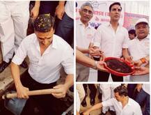 ਅਕਸ਼ੇ ਨੇ ਟਾਇਲਟ ਲਈ ਪੁੱਟਿਆ ਟੋਆ