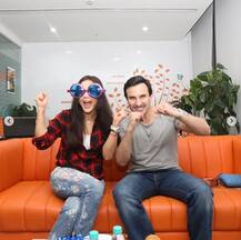 ਪ੍ਰੀਟੀ ਅਤੇ ਸੈਫ ਦੀ ਮੈਚ ਦੌਰਾਨ ਮਸਤੀ