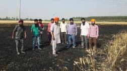 ਬਿਜਲੀ ਦੇ ਸ਼ਾਟ ਸਰਕਟ ਕਾਰਨ ਅੱਗ ਦੀ ਭੇਟ ਚੜ੍ਹੀ ਗਰੀਬ ਕਿਸਾਨ ਦੀ ਕਣਕ