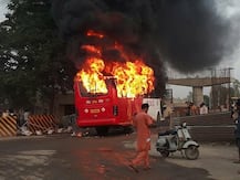 ਰਾਮਪੁਰਾ ਫੂਲ \'ਚ burning bus