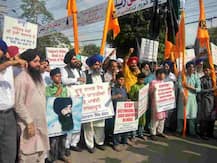 ਪਾਕਿਸਤਾਨ ਦੇ ਸਿੱਖਾਂ ਵੱਲੋਂ ਭਾਰਤ ਸਰਕਾਰ ਖਿਲਾਫ ਪ੍ਰਦਰਸ਼ਨ