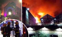 ਲੰਡਨ ਦਾ ਇਤਿਹਾਸਕ ਬਾਜ਼ਾਰ ਅੱਗ \'ਚ ਹੋਇਆ ਸੁਆਹ