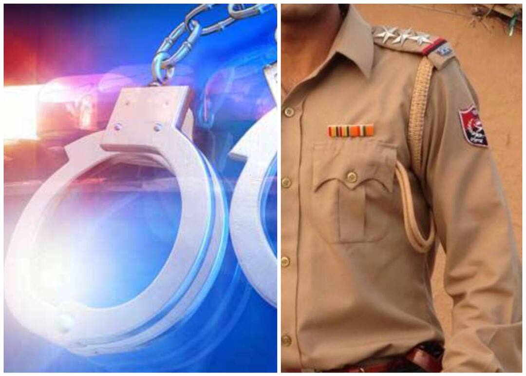 sho and head constable arrested ਰਿਸ਼ਵਤ ਲੈਂਦੇ ਥਾਣੇਦਾਰ ਤੇ ਹੌਲਦਾਰ ਟੰਗੇ