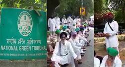 ਕੌਮੀ ਗ੍ਰੀਨ ਟ੍ਰਿਬਿਊਨਲ ਦਿੱਲੀ ਦੇ ਅੱਗੇ ਕਿਸਾਨਾਂ ਨੇ ਕੀਤਾ ਰੱਬ ਨੂੰ ਯਾਦ..