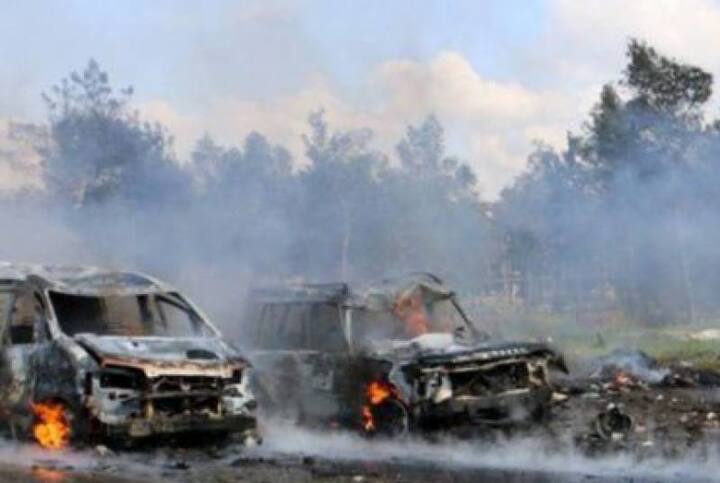 ਉਥੇ ਇਕ ਥਾਂ 'ਤੇ ਅਸ਼ਾਂਤ ਇਲਾਕਾ ਛੱਡ ਕੇ ਆਏ ਪਰਿਵਾਰ ਸ਼ਰਨ ਲਏ ਹੋਏ ਹਨ। ਇਲਾਕੇ ਵਿਚ ਮਚੀ ਹਫੜਾ ਤਫੜੀ ਦਾ ਫਾਇਦਾ ਚੁੱਕ ਕੇ ਸ਼ਰਨਾਰਥੀ ਕੈਂਪ ਦੇ ਬਾਹਰ ਇਕੱਠੇ ਹੋਏ ਲੋਕਾਂ 'ਤੇ ਧਮਾਕਾਖੇਜ਼ ਸਮੱਗਰੀ ਨਾਲ ਭਰੀ ਕਾਰ ਨਾਲ ਹਮਲਾ ਕੀਤਾ ਗਿਆ। ਹਮਲੇ ਦੇ ਤਰੀਕੇ ਨੂੰ ਵੇਖ ਕੇ ਇਸ ਨੂੰ ਆਈਐੱਸ ਦਾ ਕਾਰਨਾਮਾ ਮੰਨਿਆ ਜਾ ਰਿਹਾ ਹੈ।