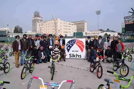 ਸਮਾਗਮ ਵਿਚ ਸਿੱਖਾਂ ਨੇ ਗਰੀਬ ਬੱਚਿਆਂ ਨੂੰ 1000 ਤੋਂ ਵੱਧ ਸਾਈਕਲਾਂ ਦਾਨ ਕੀਤੀਆਂ। ਇਹ ਗਿਣਤੀ ਪਿਛਲੇ ਸਾਲ ਨਾਲੋਂ 200 ਵੱਧ ਹੈ। ਇਸ ਮੌਕੇ ਬਿਲ ਸਿੰਘ ਨਿੱਝਰ ਨੇ ਕਿਹਾ ਕਿ ਅਸੀ ਇਸ ਸੇਵਾ ਦਾ ਹਿੱਸਾ ਬਣ ਕੇ ਮਾਣ ਮਹਿਸੂਸ ਕਰਦੇ ਹਾਂ। 