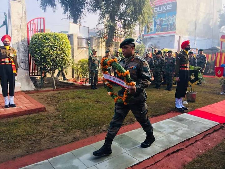 3 ਸਿੱਖ ਰੈਜੀਮੈਂਟ 96 ਬ੍ਰਿਗੇਡ ਤੀਬੜੀ ਕੈਂਟ ਵੱਲੋਂ ਬੈਟਲ ਆਨਰ ਡੇਰਾ ਬਾਬਾ ਨਾਨਕ 'ਤੇ ਵਿਜੇ ਦਿਵਸ ਸਮਾਰੋਹ ਕਰਵਾਇਆ ਗਿਆ।