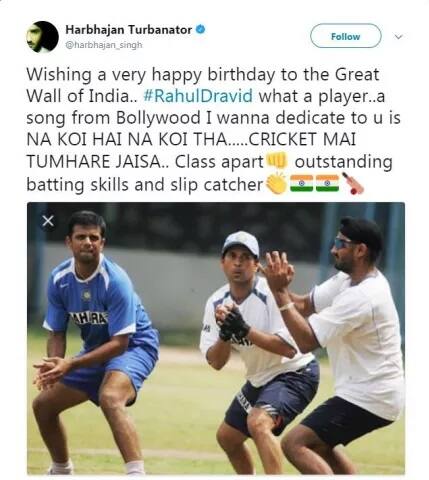 ਹਰਭਜਨ ਨੇ ਤਾਂ ਉਨ੍ਹਾਂ ਲਈ ਇੱਕ ਗੀਤ ਹੀ ਬਣਾ ਦਿੱਤਾ- ਨਾ ਕੋਈ ਹੈ, ਨਾ ਕੋਈ ਥਾ.. ਕ੍ਰਿਕੇਟ ਵਿੱਚ ਤੁਮਹਾਰੇ ਜੈਸਾ...!