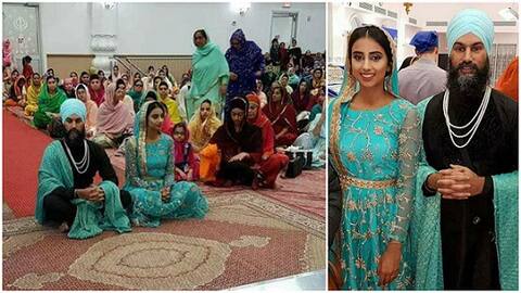 ਕੈਨੇਡੀਅਨ ਸਿੱਖ ਲੀਡਰ ਜਗਮੀਤ ਸਿੰਘ ਨੇ ਮੰਗਣੀ ਮਗਰੋਂ ਕਰਵਾਇਆ ਕੀਰਤਨ ਕੈਨੇਡੀਅਨ ਸਿੱਖ ਲੀਡਰ ਜਗਮੀਤ ਸਿੰਘ ਨੇ ਮੰਗਣੀ ਮਗਰੋਂ ਕਰਵਾਇਆ ਕੀਰਤਨ