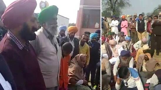 ਜੈਤੋ ਗੋਲੀ ਕਾਂਡ: ਥਾਣੇਦਾਰ ਹੋੲਿਅਾ ਗੋਡਿਅਾਂ ਪਰਨੇ, ਜਨਤਕ ੲਿਕੱਠ 'ਚ ਮੰਗੀ ਮੁਆਫ਼ੀ