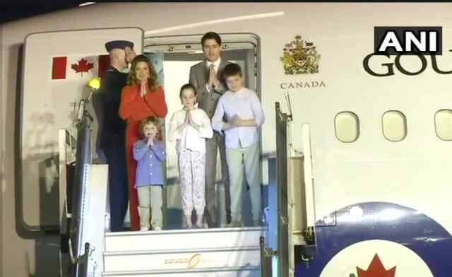 Trudeau reached india ਭਾਰਤ ਪਹੁੰਚੇ ਕੈਨੇਡਾ ਦੇ ਪ੍ਰਧਾਨ ਮੰਤਰੀ, ਹਵਾਈ ਅੱਡੇ 'ਤੇ ਨਿੱਘਾ ਸਵਾਗਤ