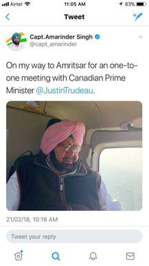 ਪੰਜਾਬ ਦੇ ਲੀਡਰਾਂ ਨੇ ਇੰਝ ਕੀਤਾ ਟਰੂਡੋ ਦਾ ਸਵਾਗਤ
