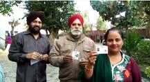 ਲੁਧਿਆਣਾ ਨਗਰ ਨਿਗਮ ਚੋਣਾਂ- ਬਾਰਸ਼ \'ਚ ਵੀ ਲੋਕਾਂ ਦਾ ਵੋਟ ਪਾਉਣ ਦਾ ਰੁਝਾਨ