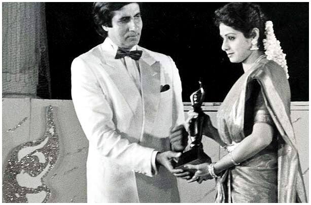 1990 ਵਿੱਚ ਬਾਲੀਵੁੱਡ ਫ਼ਿਲਮ ਚਾਲਬਾਜ਼ ਲਈ ਸ਼੍ਰੀਦੇਵੀ ਨੂੰ ਬਿਹਤਰੀਨ ਅਦਾਕਾਰੀ ਸਦਕਾ ਫ਼ਿਲਮ ਫੇਅਰ ਐਵਾਰਡ ਦਿੱਤਾ ਗਿਆ। ਇਸ ਤੋਂ ਬਾਅਦ ਫ਼ਿਲਮ ਲਮਹੇ ਲਈ 1992 ਵਿੱਚ ਉਨ੍ਹਾਂ ਇਹੋ ਸਨਮਾਨ ਇਸੇ ਸ਼੍ਰੇਣੀ ਵਿੱਚ ਹਾਸਲ ਕੀਤਾ। 1992 ਵਿੱਚ ਹੀ ਉਨ੍ਹਾਂ ਨੂੰ ਤੇਲਗੂ ਫ਼ਿਲਮ ਕਸ਼ਾਨਾ ਕਸ਼ਨਮ ਲਈ ਸਰਬੋਤਮ ਅਦਾਕਾਰਾ ਫ਼ਿਲਮ ਫੇਅਰ ਐਵਾਰਡ ਤੇ ਨੰਦੀ ਐਵਾਰਡ ਨਾਲ ਸਨਮਾਨਿਤ ਕੀਤਾ ਗਿਆ।