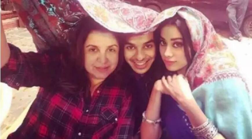 Sridevi’s daughter with farhar khan ਸ਼੍ਰੀਦੇਵੀ ਤੋਂ ਬਾਅਦ ਬੇਟੀ ਜਾਹਨਵੀ ਨਾਲ ਫਰਾਹ ਦੀ ਜੋੜੀ