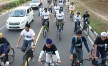 \'ਸਾਈਕਲਿੰਗ\' ਉਤਸ਼ਾਹਿਤ ਕਰਨ ਲਈ ਸਿੱਖਾਂ ਦੀ ਨਿਵੇਕਲੀ ਪਹਿਲ