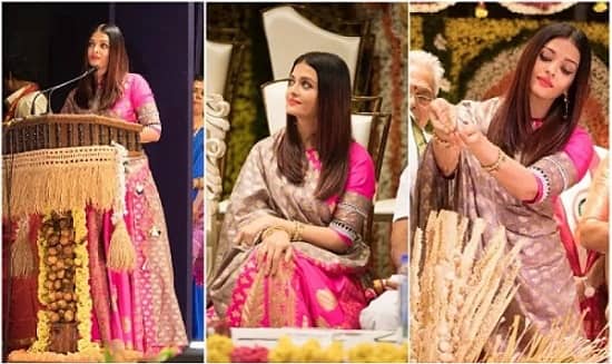 ਬਾਲੀਵੁੱਡ ਅਦਾਕਾਰਾ ਐਸ਼ਵਰਿਆ ਰਾਏ ਬੱਚਨ ਨੇ ਹਾਲ ਹੀ ਵਿੱਚ ਪੁਣੇ ਦੇ ਸਮਾਗਮ ਵਿੱਚ ਸ਼ਿਰਕਤ ਕੀਤੀ।