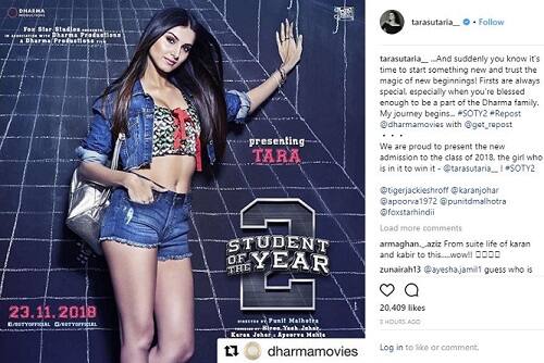 ‘ਸਟੂਡੈਂਟ ਆਫ ਦ ਈਅਰ-2’ ਬਾਰੇ ਖੋਲ੍ਹੇ ਪੱਤੇ