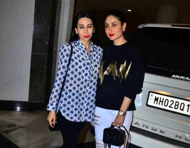 ਬਾਲੀਵੁੱਡ ਅਦਾਕਾਰਾ ਕਰੀਨਾ ਕਪੂਰ ਤੇ ਉਸ ਦੀ ਭੈਣ ਕ੍ਰਿਸ਼ਮਾ ਕਪੂਰ ਐਤਵਾਰ ਸ਼ਾਮੀਂ ਇਕੱਠੀਆਂ ਨਜ਼ਰ ਆਈਆਂ।