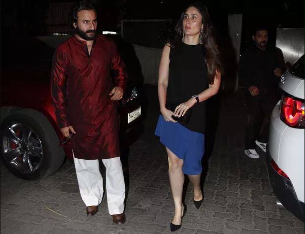 ਇਸ ਮੌਕੇ ਸਭ ਦੀਆਂ ਨਜ਼ਰਾਂ ਕਰੀਨਾ ਕਪੂਰ ਖਾਨ ‘ਤੇ ਟਿੱਕੀਆਂ ਰਹੀਆਂ। ਕਰੀਨਾ ਜਨਮ ਦਿਨ ਦੇ ਜਸ਼ਨ ‘ਚ ਬਲੈਕ ਤੇ ਬਲੂ ਡ੍ਰੈਸ ‘ਚ ਕਾਫੀ ਗਲੈਮਰਸ ਨਜ਼ਰ ਆ ਰਹੀ ਸੀ। ਕਰੀਨਾ ਇੱਥੇ ਕੱਲੀ ਨਹੀਂ ਸਗੋਂ ਆਪਣੇ ਪਤੀ ਸੈਫ ਅਲੀ ਖਾਨ ਨਾਲ ਨਜ਼ਰ ਆਈ।