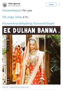 ਸੋਨਮ-ਆਨੰਦ ਨੂੰ ਫੈਨਸ ਦੀ ਦਿੱਤੀਆਂ ਵਧਾਈਆਂ