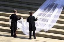 ਬ੍ਰਿਟੇਨ ਦੇ ਸ਼ਾਹੀ ਵਿਆਹ \'ਚ ਮੇਘਨਾ ਦਾ ਗਾਊਨ ਬਣਿਆ ਖਿੱਚ ਦਾ ਕੇਂਦਰ