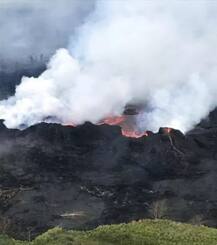 ਵਿਸਫੋਟ ਤੋਂ ਬਾਅਦ ਨਿਕਲੇ ਲਾਵੇ ਨੇ ਮਚਾਇਆ ਕਹਿਰ