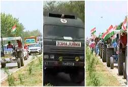 ਕਾਂਗਰਸ ਦੇ ਟ੍ਰੈਕਟਰ ਮਾਰਚ ਨੇ ਲਾਇਆ ਵੱਡਾ ਜਾਮ, ਐਂਬੂਲੈਂਸ ਸਮੇਤ ਹਜ਼ਾਰਾਂ ਵਾਹਨ ਫਸੇ