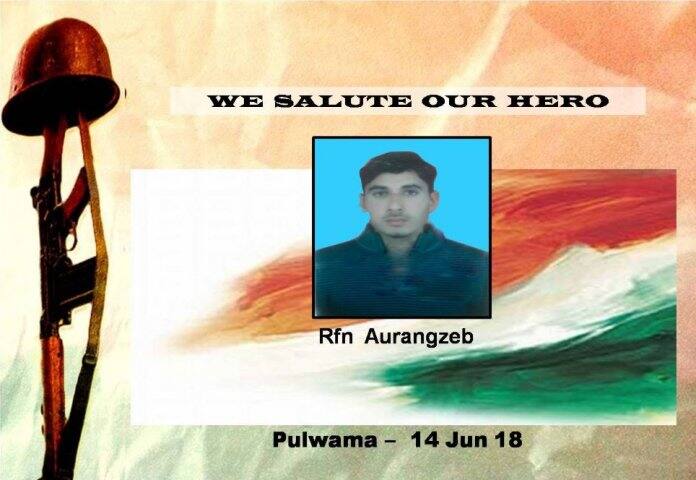 ਕਸ਼ਮੀਰ ’ਚ ਲਹੂ ਭਿੱਜੀ ਈਦ, ਪਾਕਿ ਗੋਲ਼ੀ ਨਾਲ ਇੱਕ ਹੋਰ ਜਵਾਨ ਸ਼ਹੀਦ