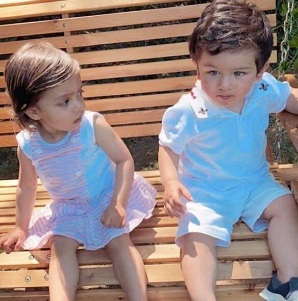 Taimur enjoys another play date with Kainaat Singha in London ਤੈਮੂਰ ਨੂੰ ਲੰਦਨ 'ਚ ਮਿਲੀ ਇੱਕ ਨਵੀਂ ਦੋਸਤ