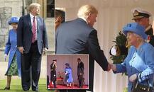 ਟਰੰਪ ਦਾ ਯੂਕੇ ਦੀ ਕੁਈਨ ਨਾਲ ਅਜੀਬ ਵਤੀਰਾ