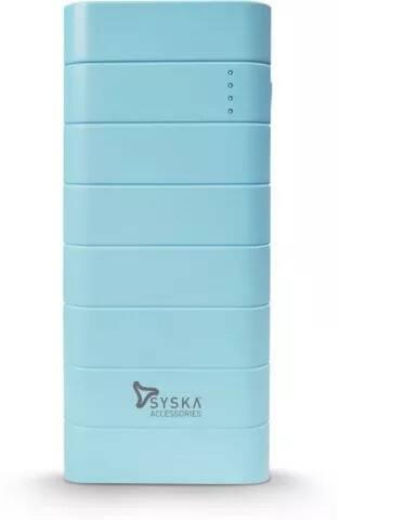 Syska 10,000 mAh ਪਾਵਰ ਬੈਂਕ ਗੁਲਾਬੀ, ਨੀਲੇ ਤੇ ਸਫੇਦ ਰੰਗ 'ਚ ਖਰੀਦ ਸਕਦੇ ਹੋ। ਇਸ ਦੀ ਕੀਮਤ 1800 ਰੁਪਏ ਹੈ ਪਰ ਤੁਸੀਂ ਅੱਜ ਫਲਿੱਪਕਾਰਟ ਤੋਂ ਇਹ 699 ਰੁਪਏ 'ਚ ਖਰੀਦ ਸਕਦੇ ਹੋ।