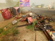 ਮੋਗਾ-ਲੁਧਿਆਣਾ ਰੋਡ ’ਤੇ ਪਲਟਿਆ ਤੇਜ਼ਾਬ ਵਾਲਾ ਟੈਂਕਰ, ਢਾਹਿਆ ਕਹਿਰ