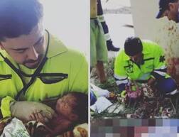 ਜਾ ਕੋ ਰਾਖੈ ਸਾਈਆਂ: ਭਿਆਨਕ ਹਾਦਸੇ 'ਚ ਫਟਿਆ ਮਾਂ ਦਾ ਪੇਟ, ਦੂਰ ਜਾ ਡਿੱਗੀ ਬੱਚੀ