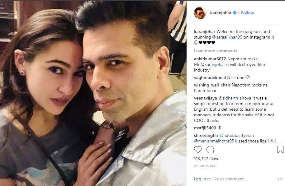 ਫ਼ਿਲਮਾਂ ਤੋਂ ਬਾਅਦ ਸੈਫ਼ ਦੀ ਧੀ ਦਾ ਇੰਸਟਾਗ੍ਰਾਮ 'ਤੇ ਡੈਬਿਊ