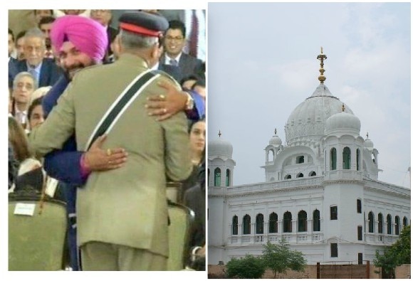 will sidhu's hug open Kartarpur Sahib's path  ਕੀ ਸਿੱਧੂ ਤੇ ਬਾਜਵਾ ਦੀ ਜੱਫੀ ਖੋਲ੍ਹੇਗੀ ਕਰਤਾਰਪੁਰ ਸਾਹਿਬ ਦਾ ਲਾਂਘਾ..?